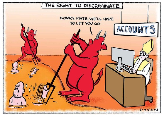 The Age September 30: Illustration by Dyson 'The right to discriminate'